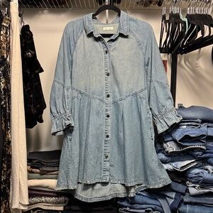Denim Long Sleeve Dress